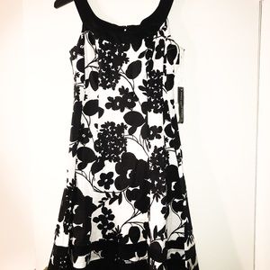 Black and white dress